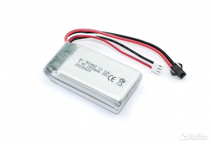 Аккумулятор Li-Pol 7.4v 903462 1500mah разъем SM