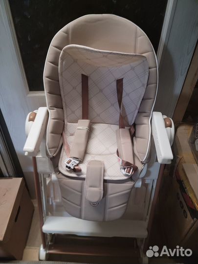 Стульчик для кормления happy baby berny lux