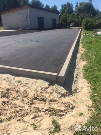 Асфальтирование укладка асфальта Асфальтная крошка