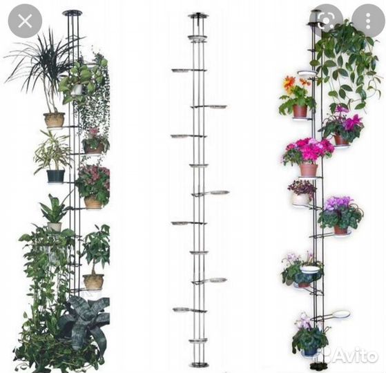 Стойка для цветов пол-потолок бу