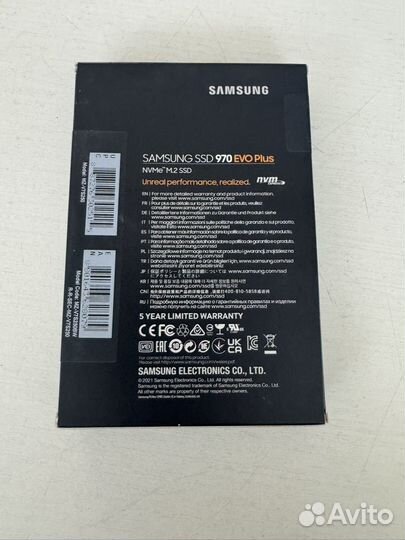 Ssd samsung 970 evo plus 250gb