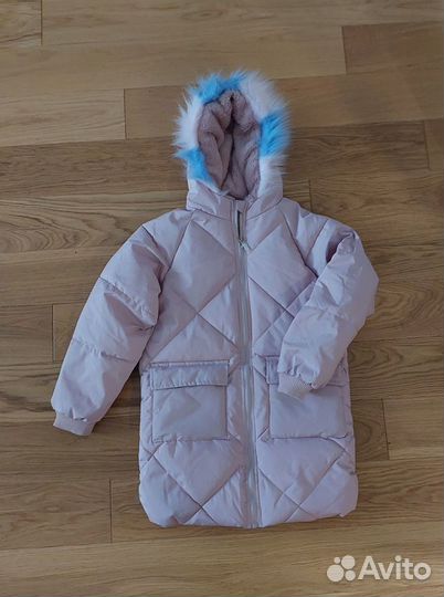 Пальто Зима куртка для девочки 140