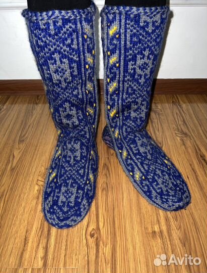 Вязаные Носки, Джурабы дагестанские мужские