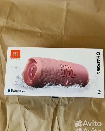 Колонка JBL Charge 5 pink. Новая. Рассрочка