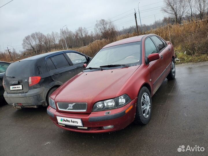 Volvo S40 1.6 МТ, 2002, 290 000 км