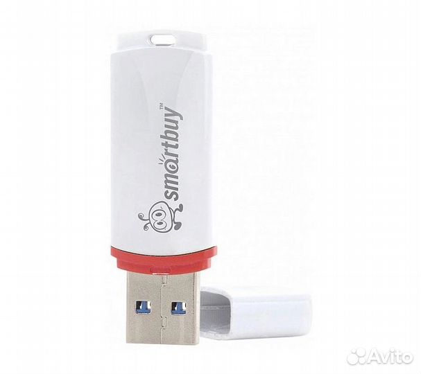 Флеш-накопитель Smartbuy Crown USB 2.0 32GB, белый
