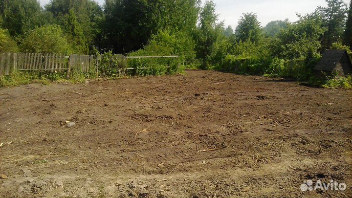 Разработка участков Фрезеровка, вспашка почвы