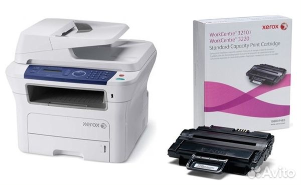Мфу лазерный Xerox WorkCentre 3220, A4, RJ-45, ADF