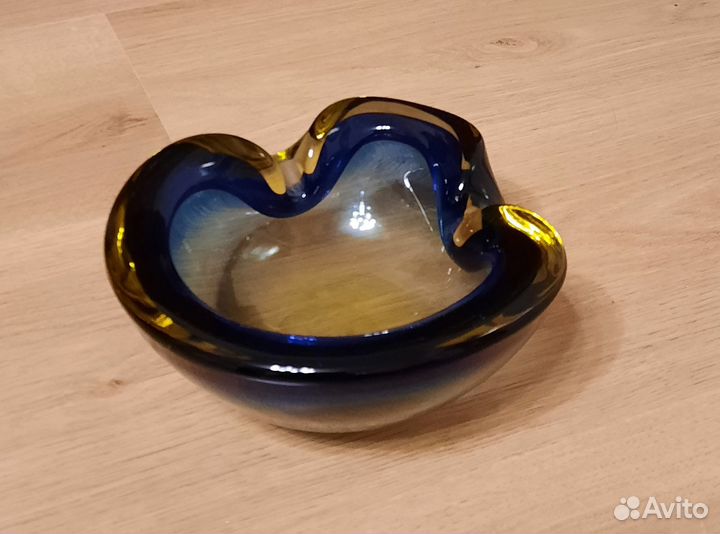 Пепельница чешское стекло 1960-е годы