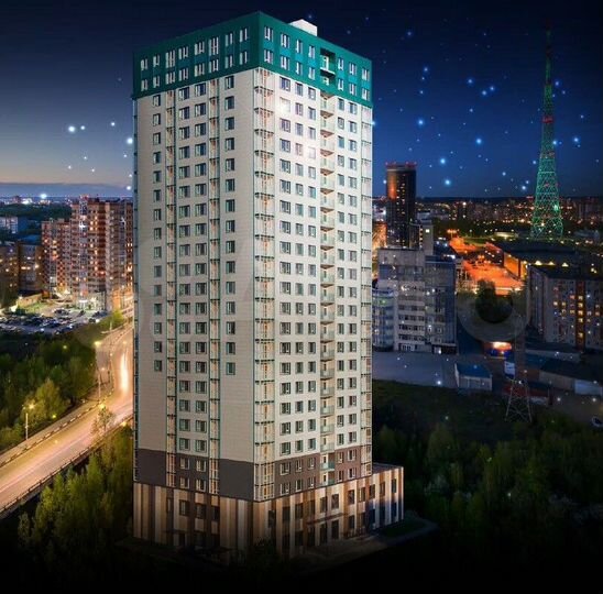 3-к. квартира, 95,7 м², 23/25 эт.