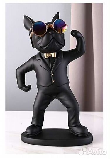 Держатель для бокалов французский бульдог