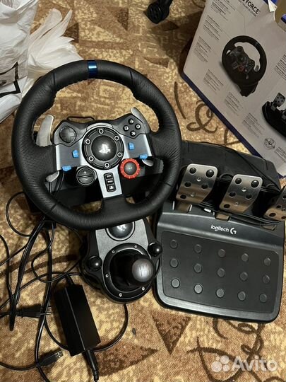 Logitech g29 driving force + кпп