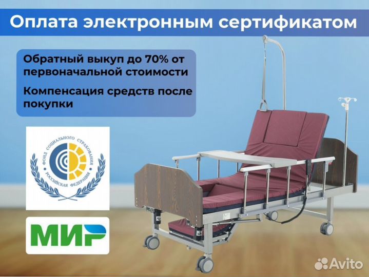 Кровать для лежачих больных