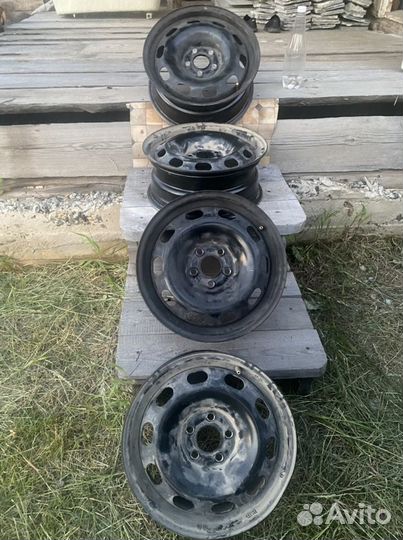 Диск колеса r15 школа Октавия поло