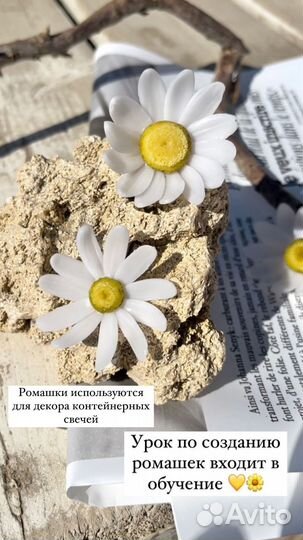 Обучение Свечи Цветы