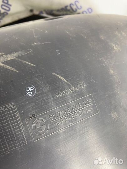 Подкрылок задний левый Bmw X5 кроссовер 3.0 M54