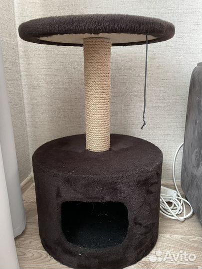 Домик для кошки с когтеточкой