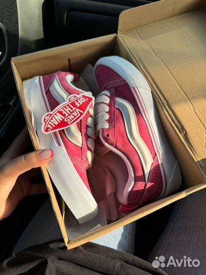 Кеды vans knu skool pink женские