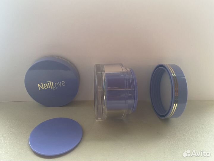 Новые пластмассовые баночки с крышкой 30 мл