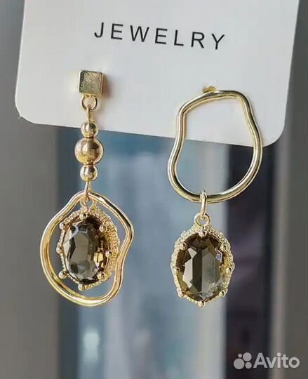 Ассиметричные серьги подвески