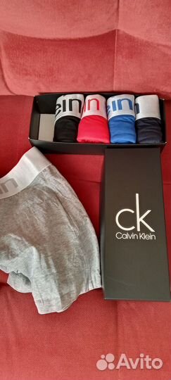 Трусы мужские боксеры calvin klein xxl