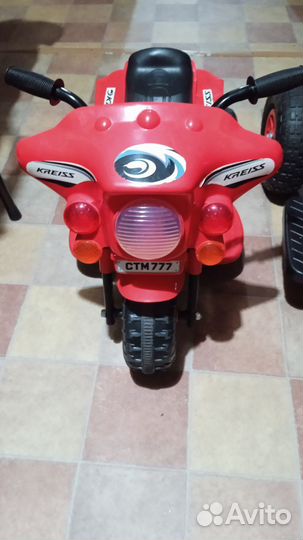 Детский электромотоцикл от 3 лет