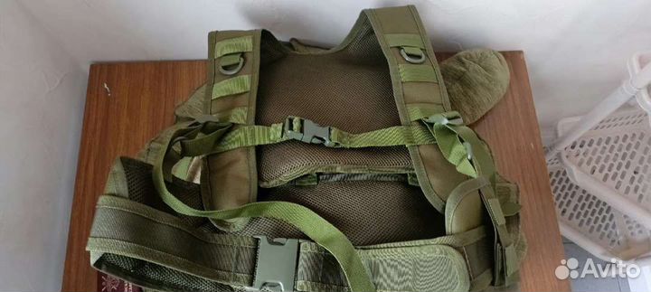 Тактический пояс с плечевыми лямками