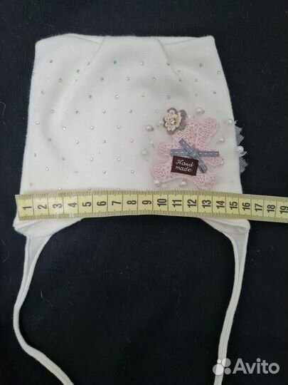 Шапочка для девочки на весну