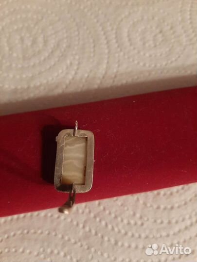 Серьги с агатом