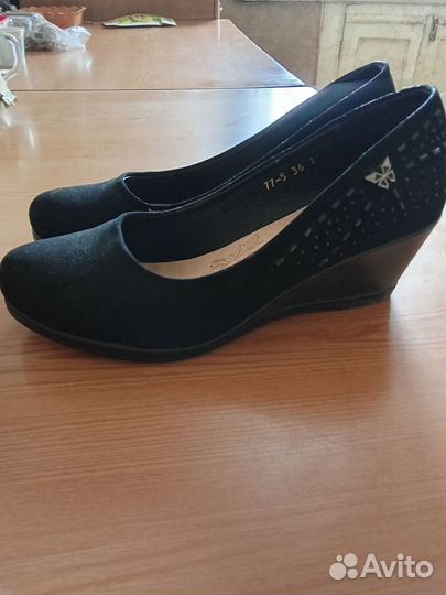 Туфли женские на горке 36