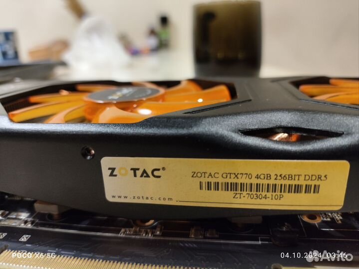 Видеокарта zotac gtx 770 4 gb