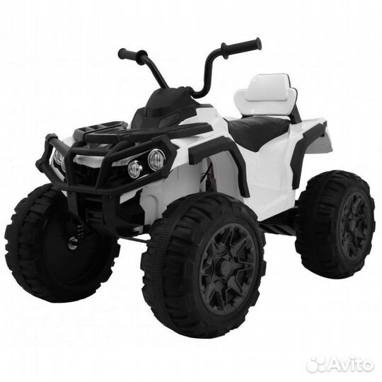Детский квадроцикл Grizzly ATV 4WD White 12V с пул