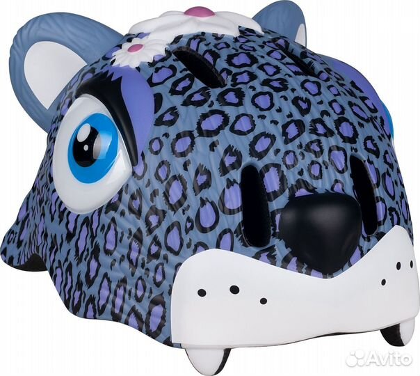 Шлем Funny Animals Леопард камо фиолетовый Tag1721