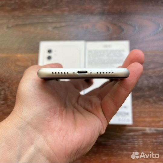 iPhone 11 white 128gb Ростест sim/esim