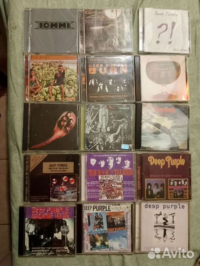 CD LED Zeppelin,Black Sabbath,Deep Purple