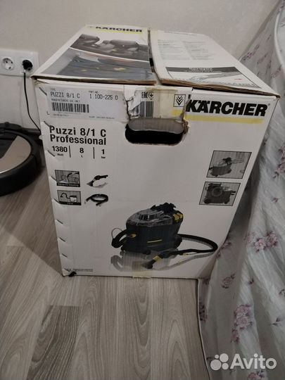 Пылесос моющий karcher puzzi 8/1 C 1.100-225.0