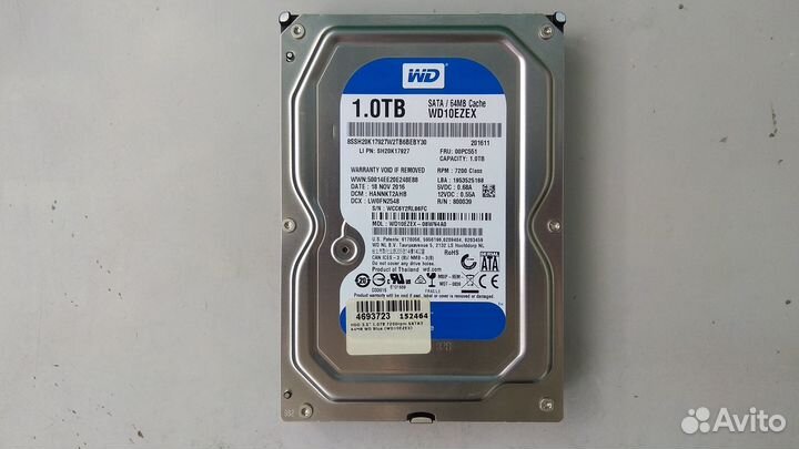 Жёсткий диск WD Blue 1TB