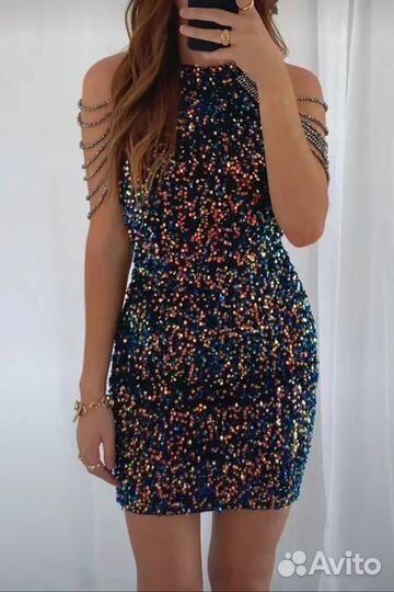 Платье вечернее коктейльное новое 42 44