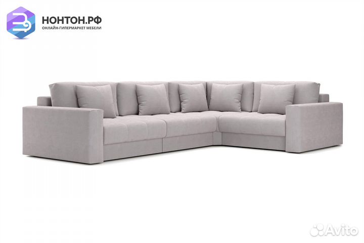 Диван угловой тик-так Монарх М3У1 бежевый