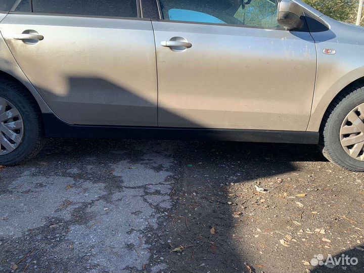 Накладки на пороги volkswagen polo