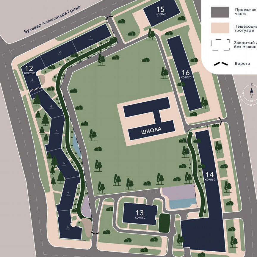 Квартира-студия, 29 м², 3/13 эт.