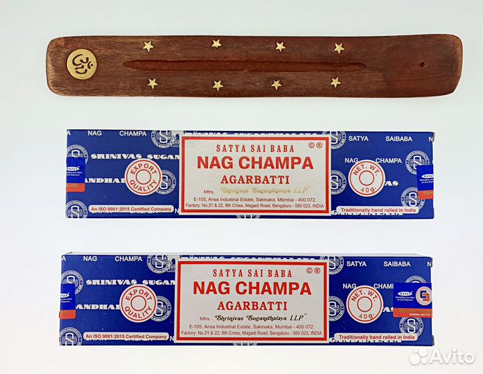 Набор благовоний Satya Nag Champa 2 упаковки по 40