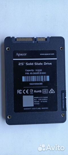 Ssd 250Gb 512Gb