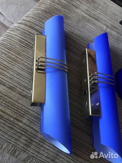 Комплект люстра потолочная и 2 бра