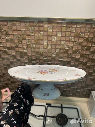 Подставка для торта полевой цветок