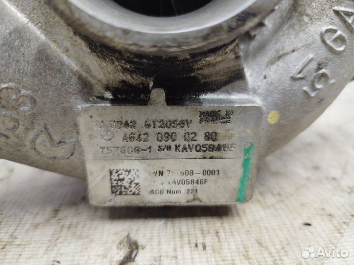 Турбина om642 Mercedes Cls W219