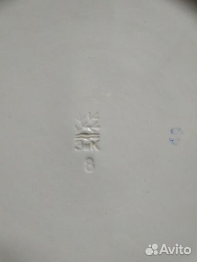 Тарелки мелкие, Конаково 1974-1991гг. D24см. 5шт