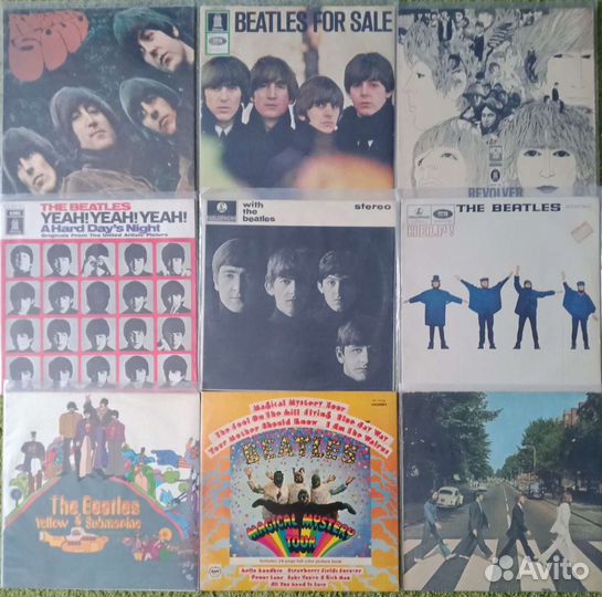 Остатки коллекции the beatles на фирменном виниле