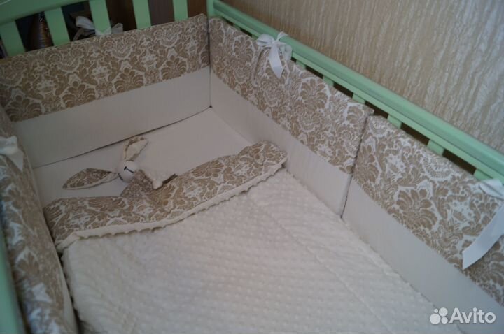 Бортики плоские в детскую кроватку