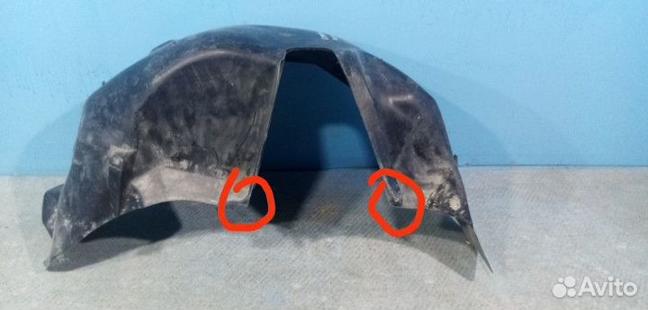 Подкрылок задний правый Opel Corsa 4 (D)